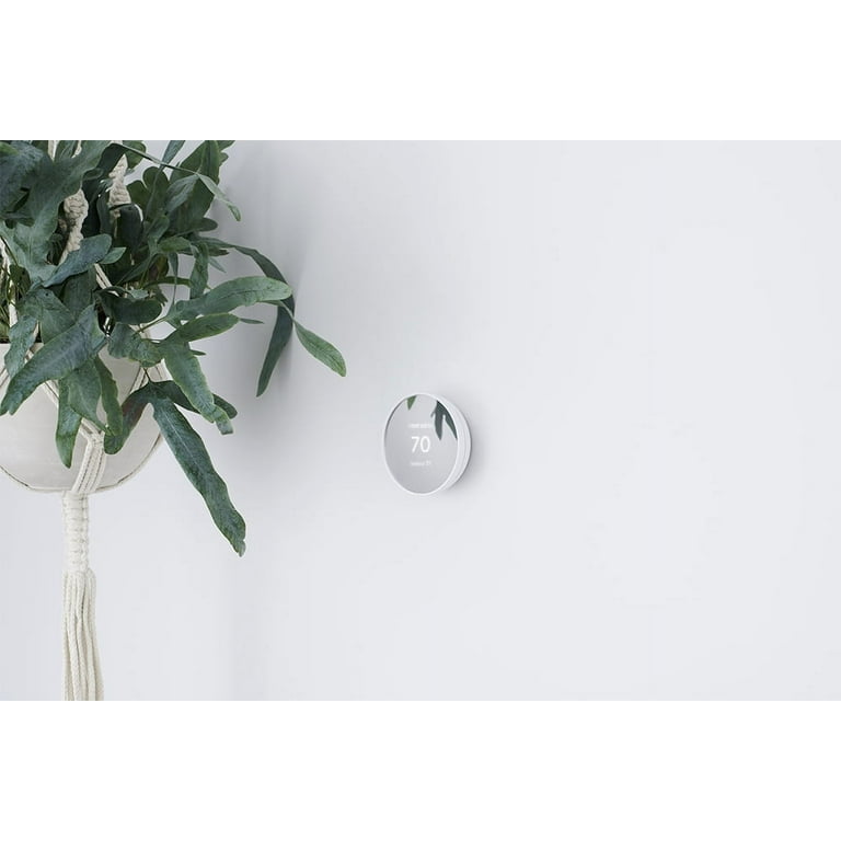 Google Nest Thermostat - Programmable Smart Thermostat for Home - Snow Google Nest Thermostat - Programmable Smart Thermostat for Home - Snow